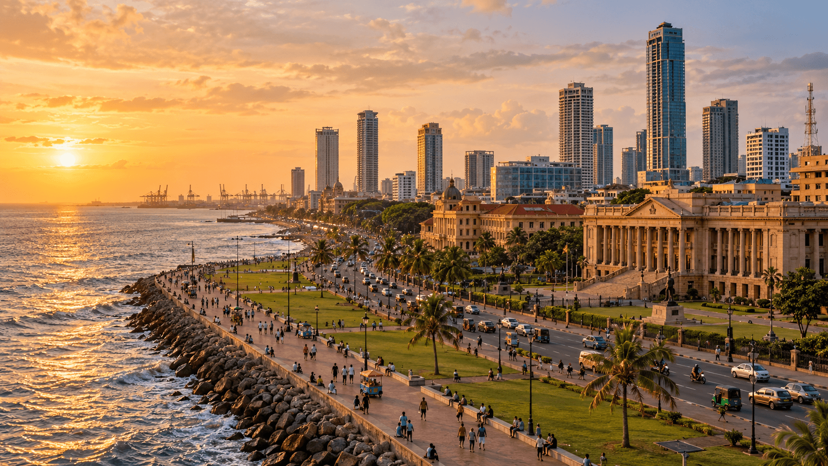 Colour and city life in Colombo