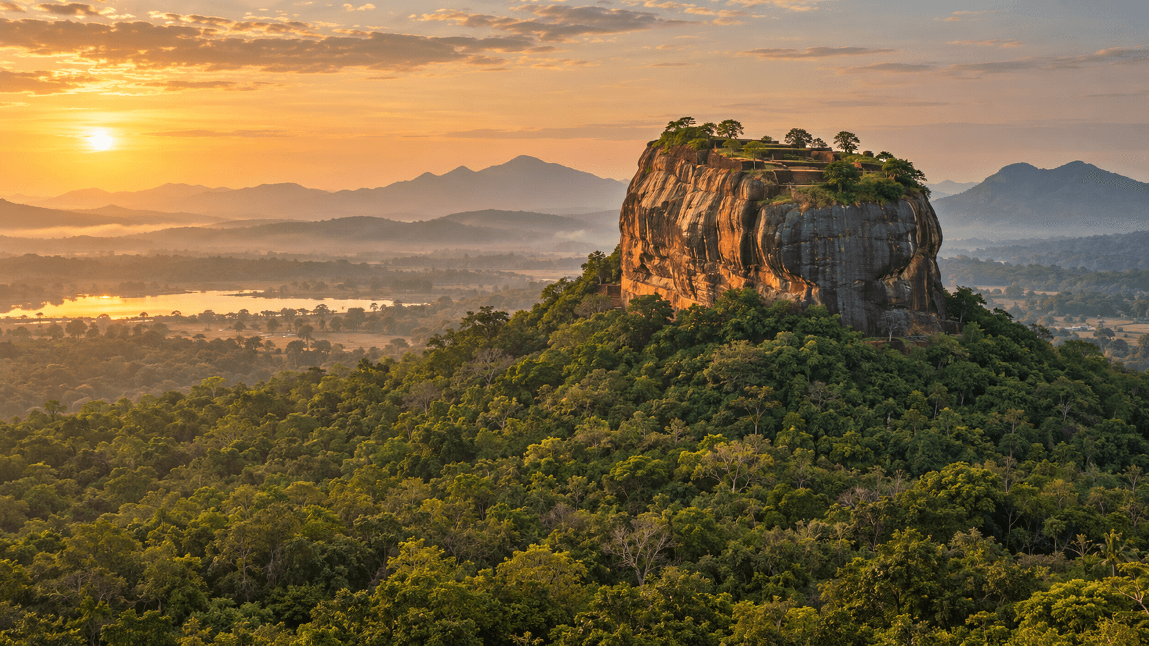 Sigiriya rising above the Cultural Triangle