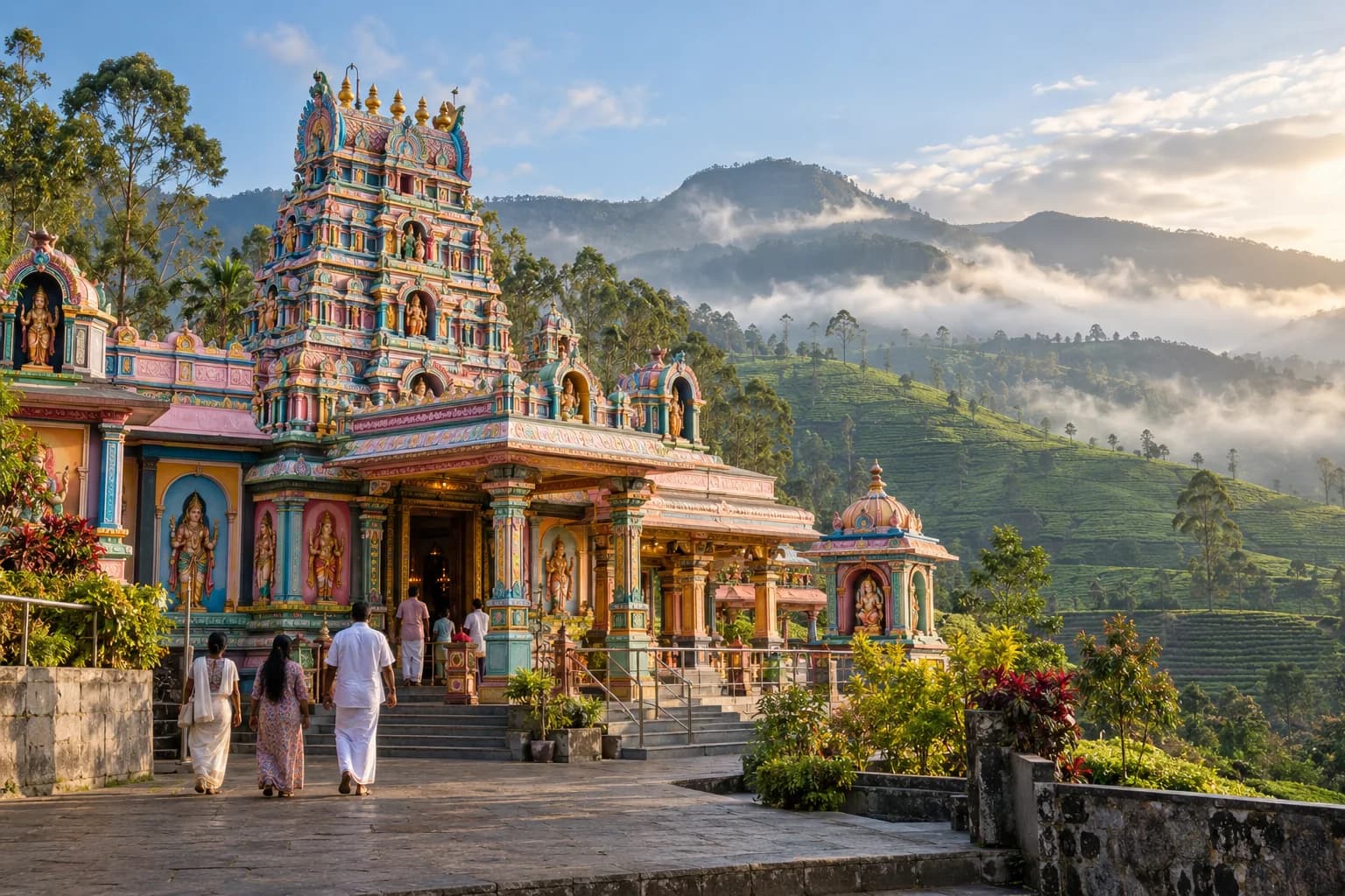 Temple heritage in Sri Lanka's hill country