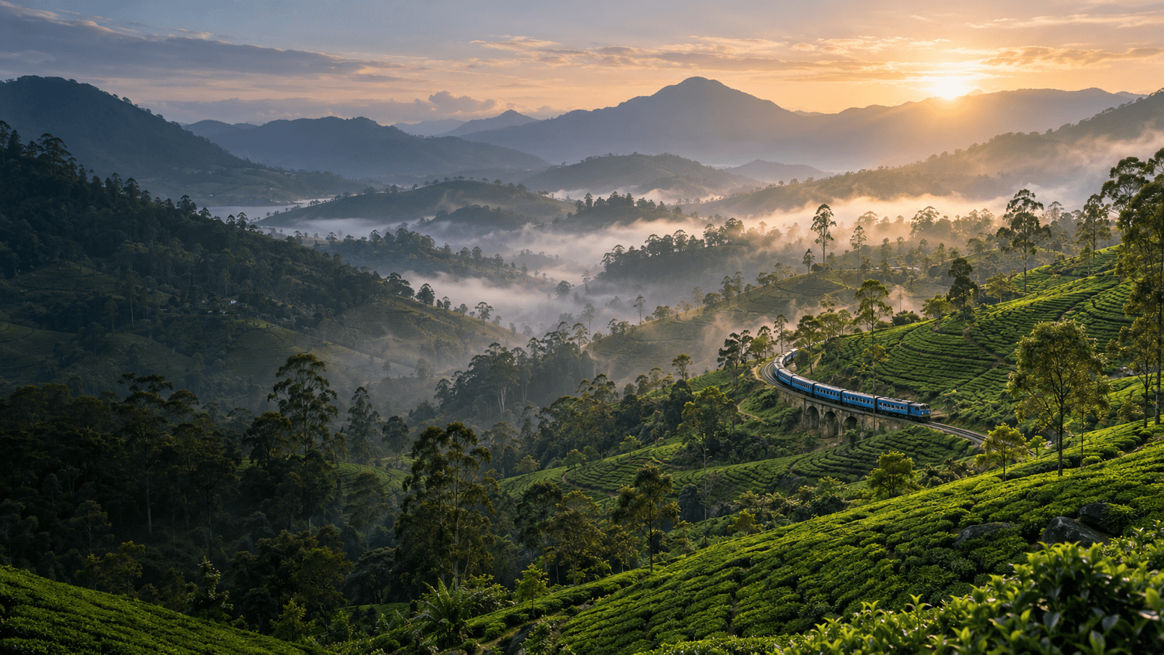 Sri Lanka tea country and the scenic railway